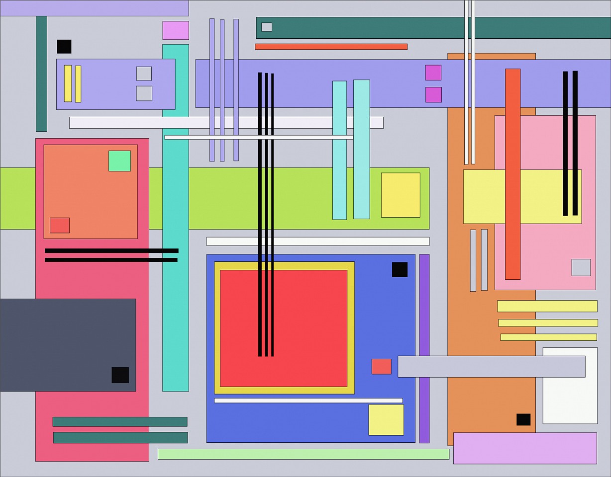 Dane Albert, Color Blocks #3, 2023
Acrylic on canvas (Concept), 48 x 60 in. (121.9 x 152.4 cm)
Series of colored blocks in multiple configurations
DA.cb-2023-003