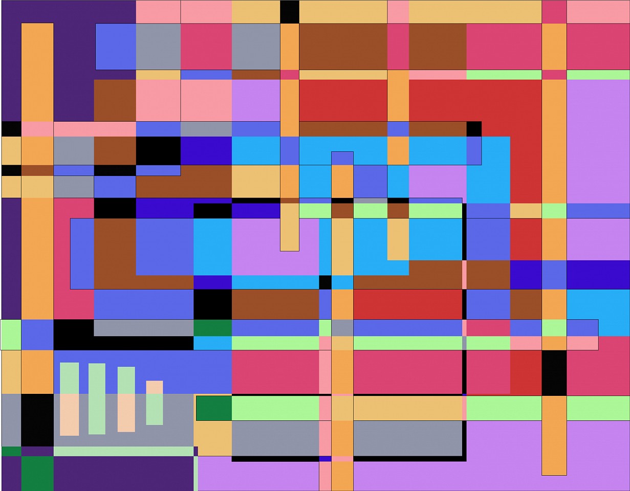 Dane Albert, Color Blocks #6, 2023
Acrylic on canvas (Concept), 48 x 60 in. (121.9 x 152.4 cm)
Series of colored blocks in multiple configurations
DA.cb-2023-006