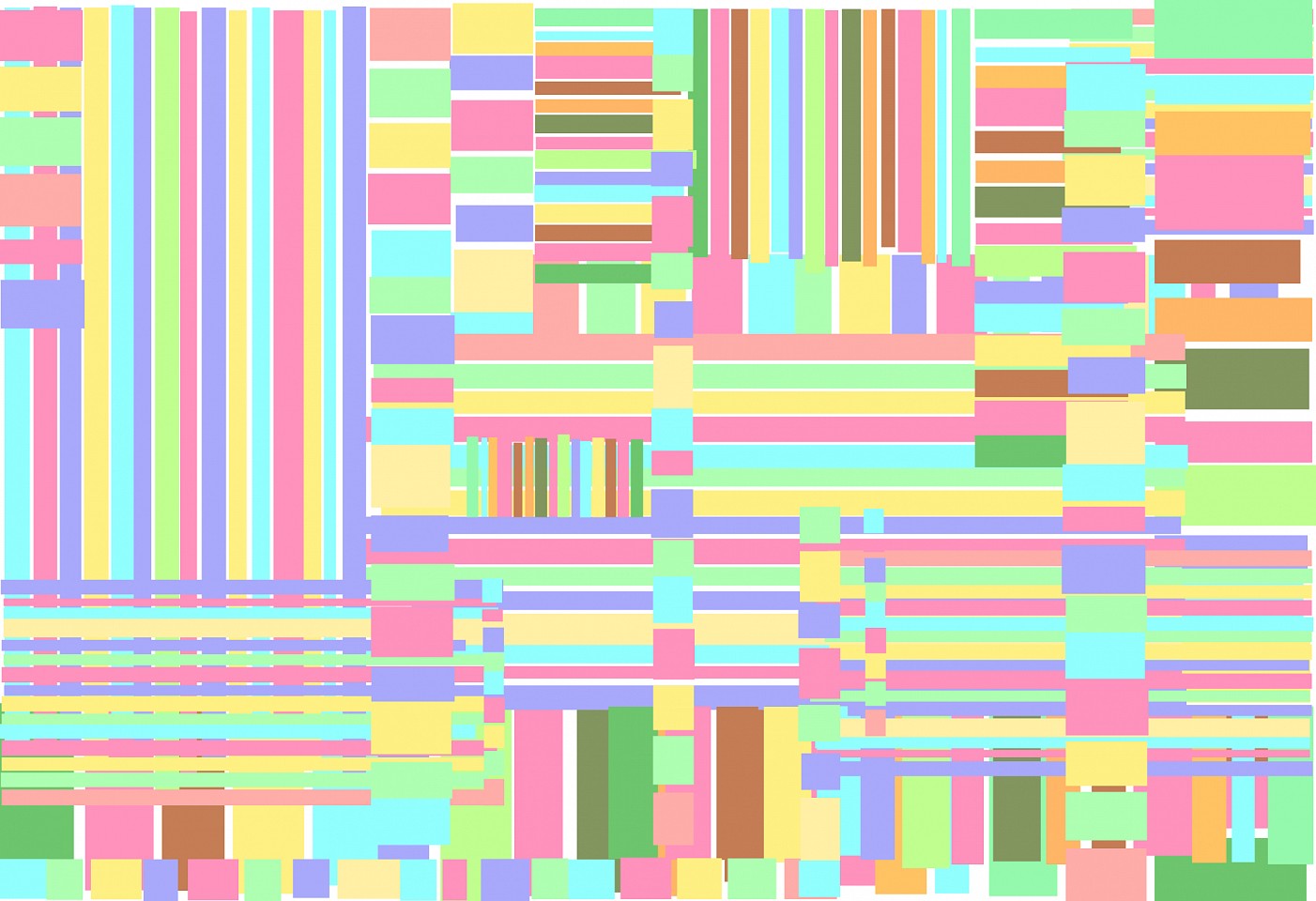 Dane Albert, Color Bars #1, 2023
Acrylic on canvas (Concept), 48 x 72 in. (121.9 x 182.9 cm)
Series of colored lines and shapes in multiple configurations
DA.2023.bars-001