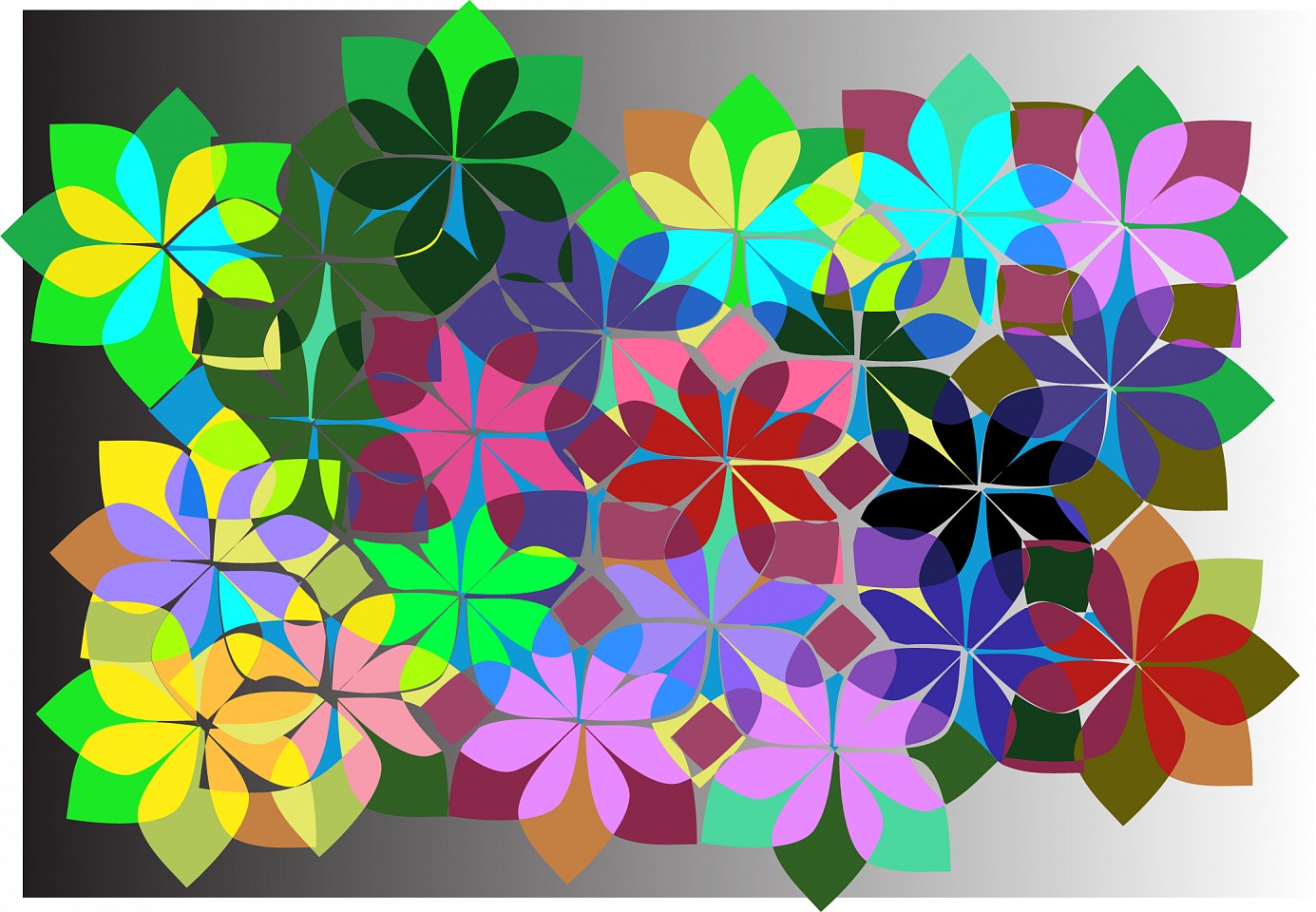 Dane Albert, Floral #4, 2023
Acrylic on canvas (Concept), 48 x 72 in. (121.9 x 182.9 cm)
Series of colored lines and shapes in multiple configurations
DA.2023.floral-004