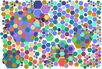 Dane Albert - C O L O R  S H A P E S: Polygons #5, 2023