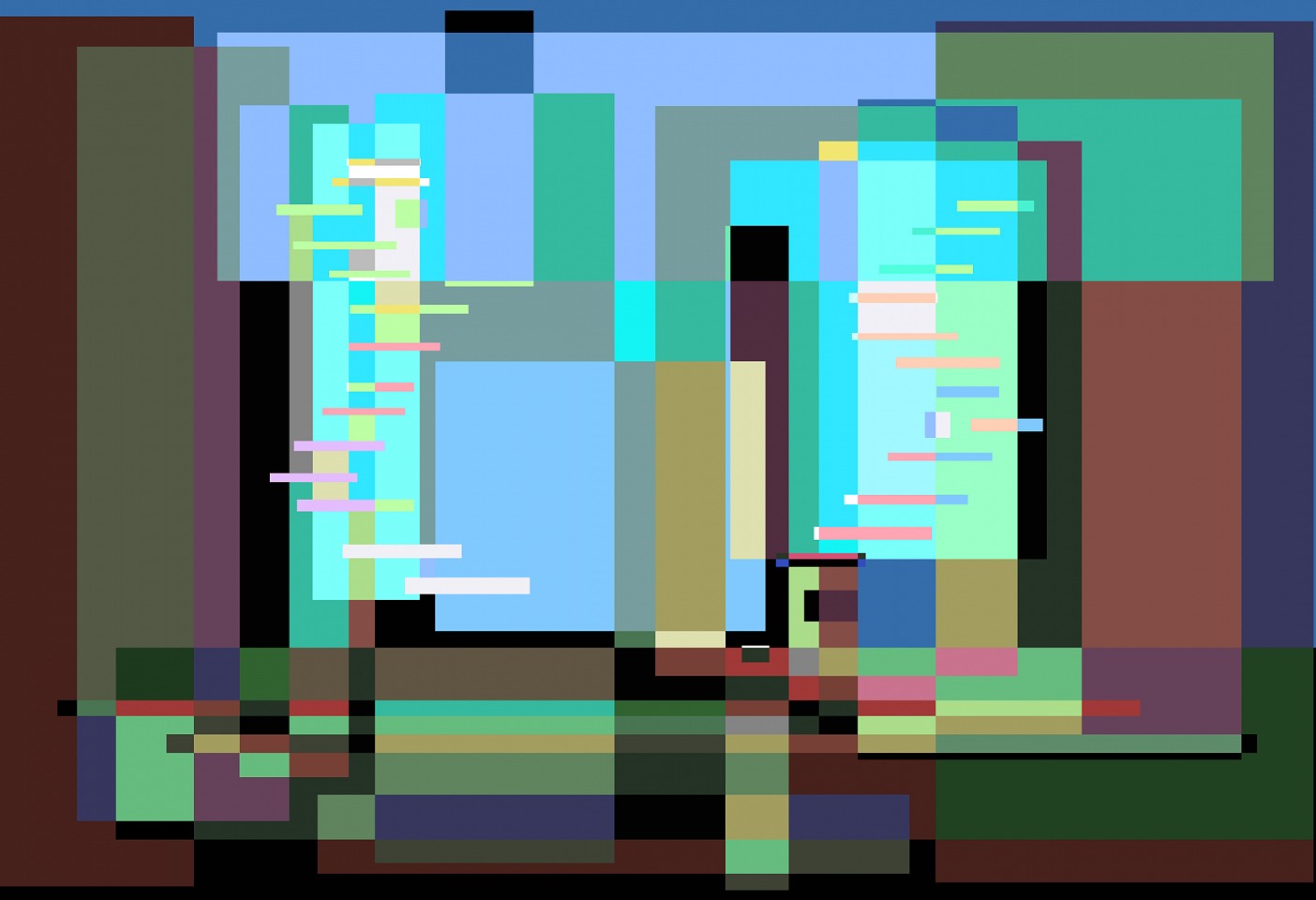 Dane Albert, Color Blocks #21, 2023
Acrylic on canvas (Concept), 48 x 60 in. (121.9 x 152.4 cm)
Series of colored blocks in multiple configurations
DA.cb-2023-021