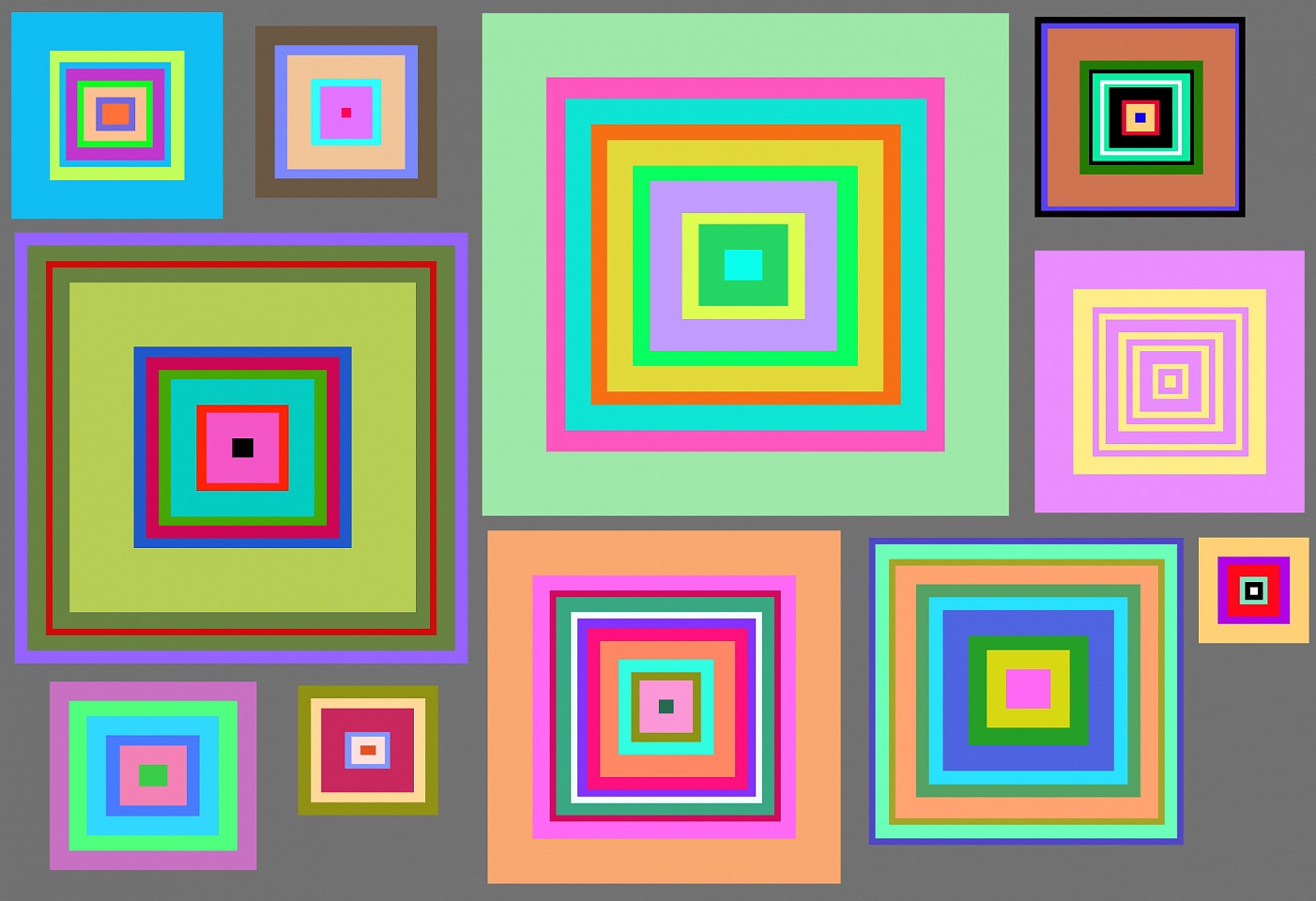 Dane Albert, Color Blocks #23 Grey, 2023
Acrylic on canvas (Concept), 48 x 60 in. (121.9 x 152.4 cm)
Series of colored blocks in multiple configurations
DA.cb-2023-023-grey
