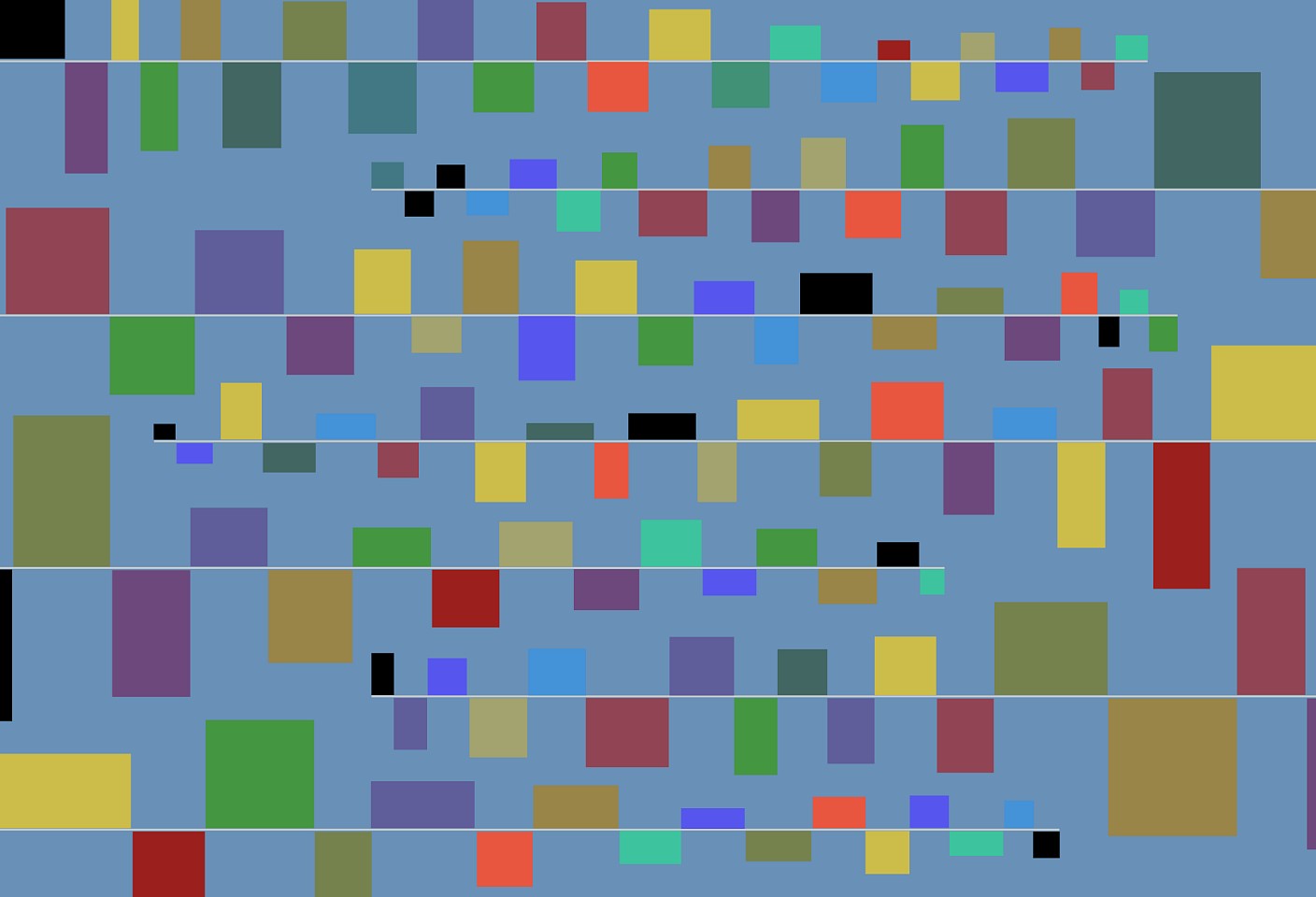 Dane Albert, Color Blocks #29 Night, 2023
Acrylic on canvas (Concept), 48 x 60 in. (121.9 x 152.4 cm)
Series of colored blocks in multiple configurations
DA.cb-2023-029-night