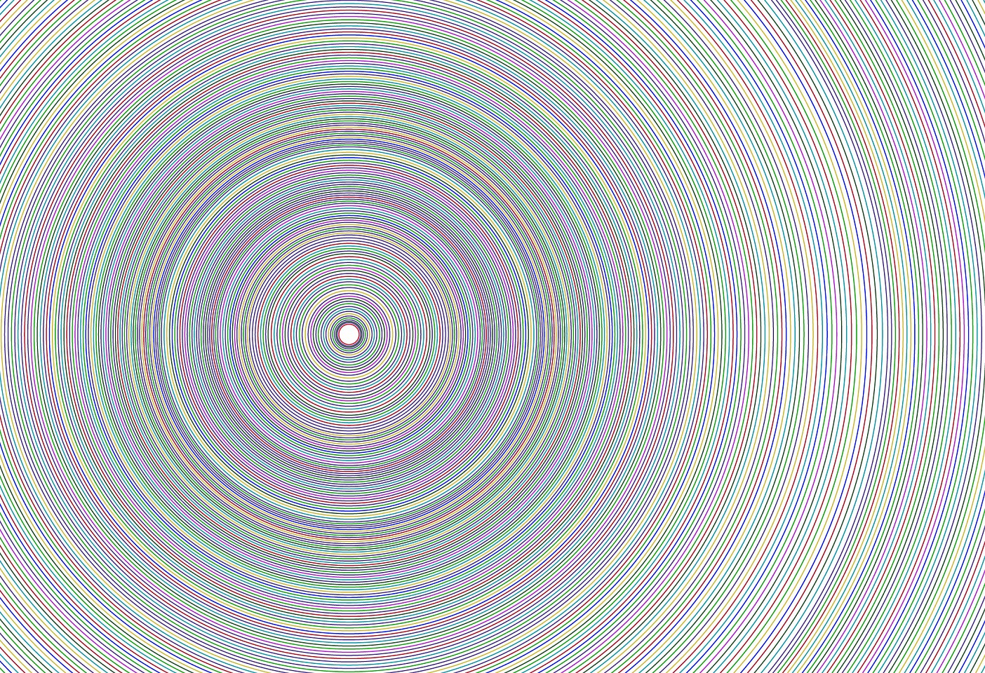 Dane Albert, Circles #40 Multi-Color, 2023
Acrylic on canvas (Concept) © 2024 Dane Albert, 48 x 72 in. (121.9 x 182.9 cm)
Series of colored lines and shapes in multiple configurations
DA.2023-040-multicolor