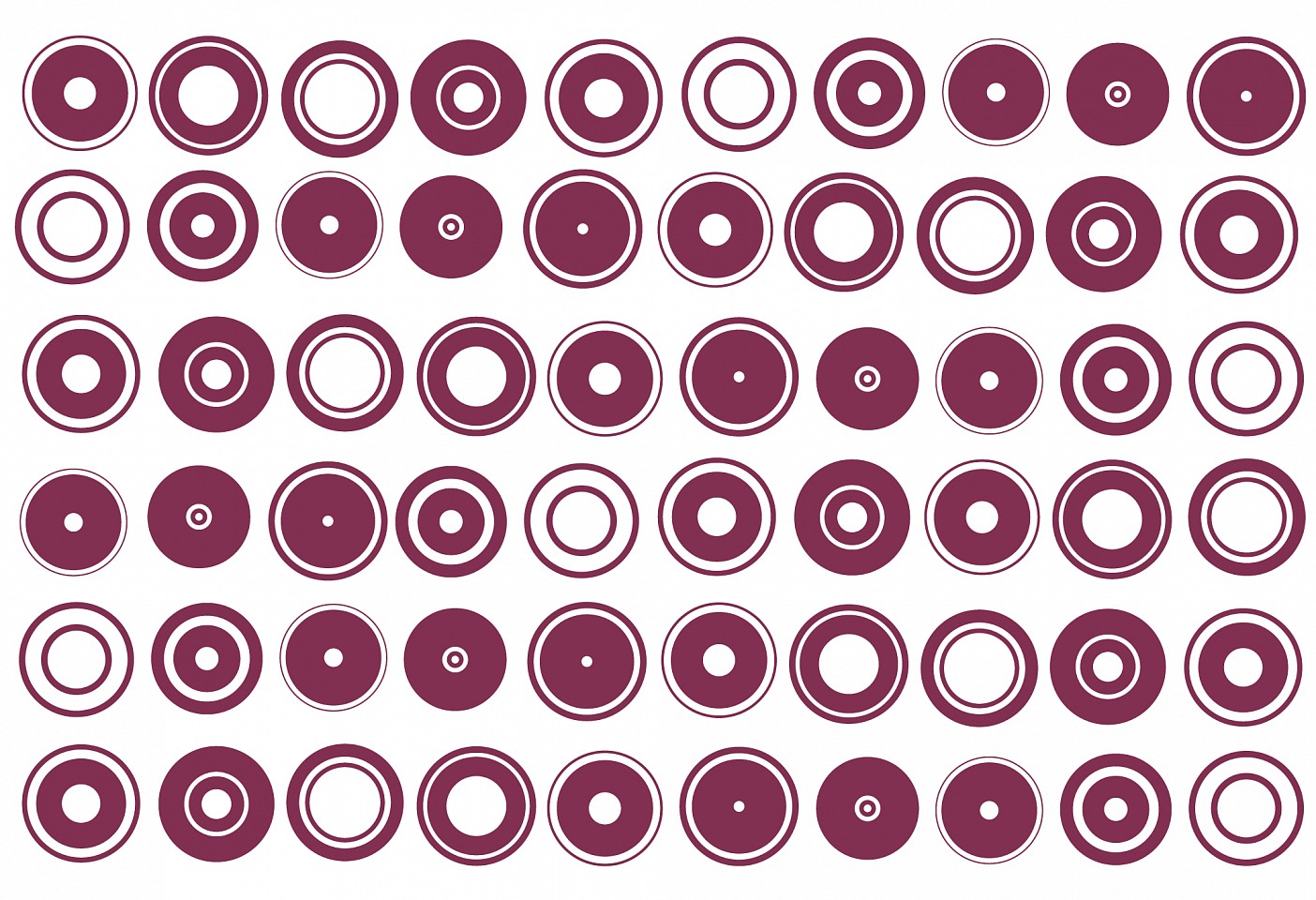 Dane Albert, Circles #41, 2023
Acrylic on canvas (Concept) © 2024 Dane Albert, 48 x 72 in. (121.9 x 182.9 cm)
Series of colored lines and shapes in multiple configurations
DA.2023-041