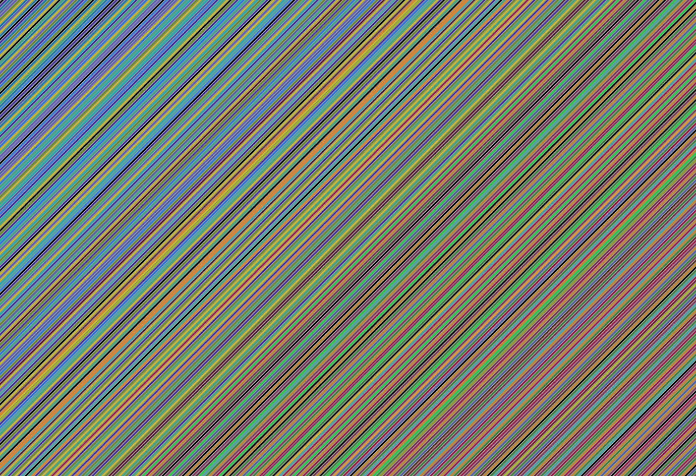 Dane Albert, Color Sticks #22 Dusk, 2023
Acrylic on canvas (Concept) © 2024 Dane Albert, 48 x 72 in. (121.9 x 182.9 cm)
Series of colored lines and shapes in multiple configurations
DA.2023.sticks-022-dusk