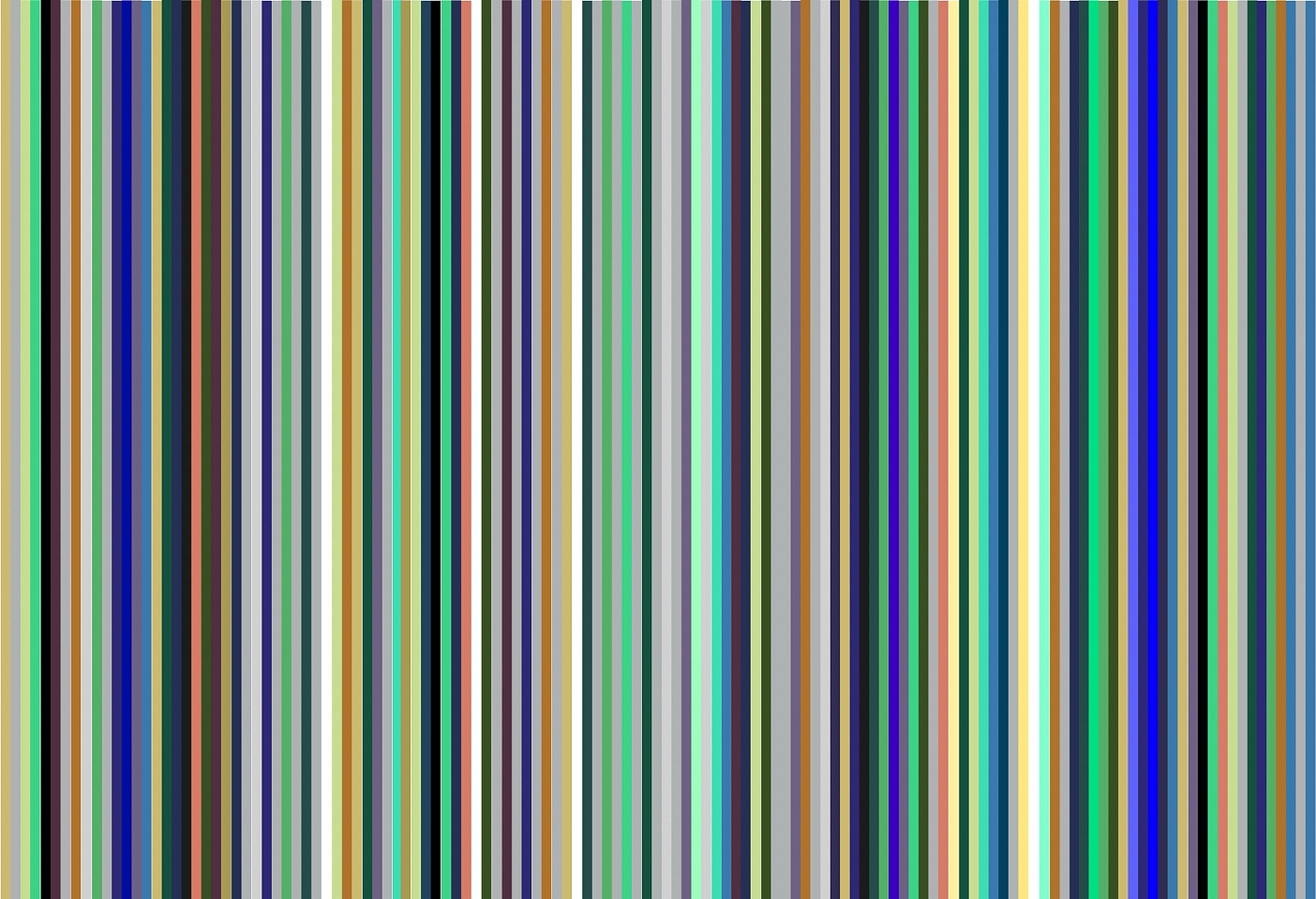 Dane Albert, Color Bars #13, 2023
Acrylic on canvas (Concept), 48 x 72 in. (121.9 x 182.9 cm)
Series of colored lines and shapes in multiple configurations
DA.2023.bars-013