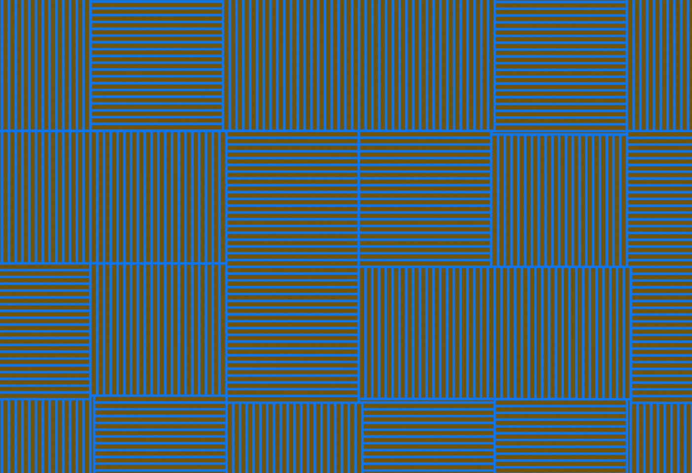 Dane Albert, Color Bars #14 Night (mono), 2023
Acrylic on canvas (Concept), 48 x 72 in. (121.9 x 182.9 cm)
Series of colored lines and shapes in multiple configurations
DA.2023.bars-014-night-mono