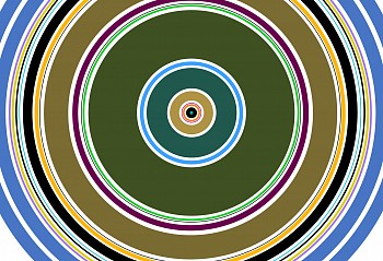 Dane Albert - C I R C L E S: Circles #46 Dusk, 2023