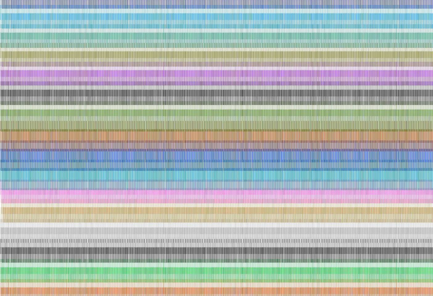 Dane Albert, Color Sticks #32, 2023
Acrylic on canvas (Concept), 48 x 72 in. (121.9 x 182.9 cm)
Series of colored lines and shapes in multiple configurations
DA.2023.sticks-032