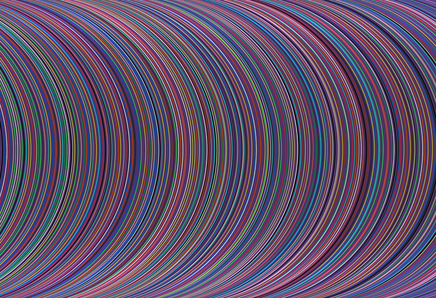 Dane Albert, Arcs #9 Night, 2023
Acrylic on canvas (Concept) © 2024 Dane Albert, 48 x 72 in. (121.9 x 182.9 cm)
Series of colored lines and shapes in multiple configurations
DA.2023.arcs-009-night