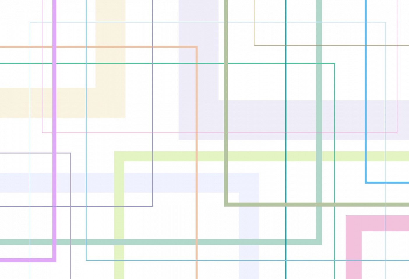 Dane Albert, Color Blocks #68 Lines, 2024
Acrylic on canvas (Concept) © 2024 Dane Albert, 48 x 72 in. (121.9 x 182.9 cm)
Series of colored blocks in multiple configurations
DA.cb-2024-068-lines