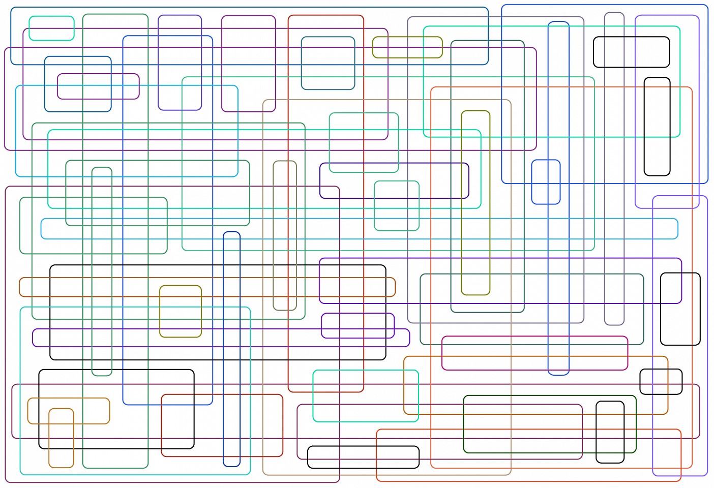 Dane Albert, Color Bars #42 Lines, 2024
Acrylic on canvas (Concept), 48 x 72 in. (121.9 x 182.9 cm)
Series of colored lines and shapes in multiple configurations
DA.2024.bars-042-lines