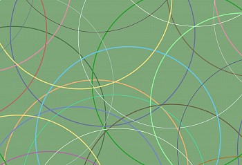 Dane Albert - C I R C L E S: Circles #85 Dusk Lines, 2024