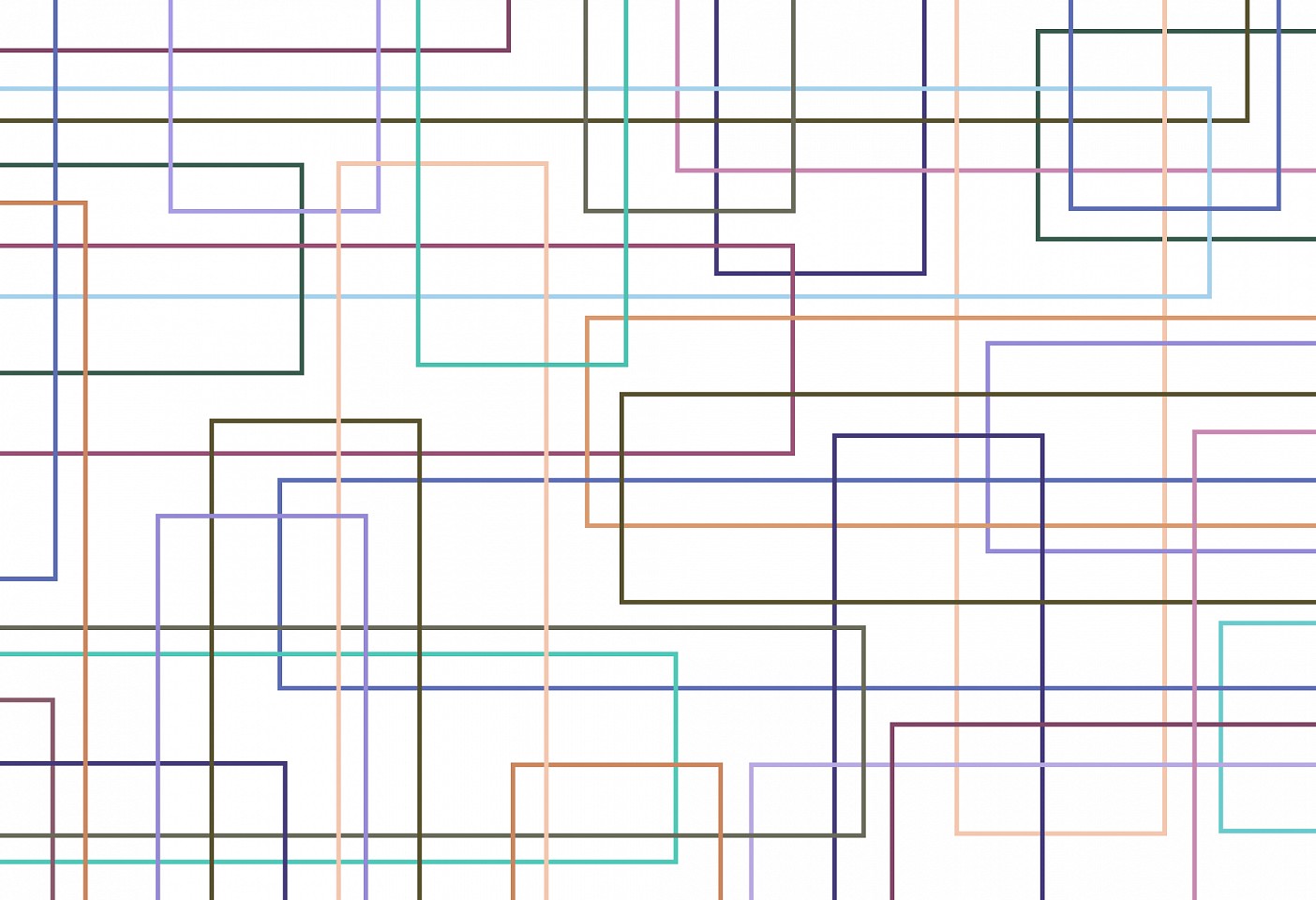 Dane Albert, Color Blocks #82 Day Lines, 2024
Acrylic on canvas (Concept), 48 x 72 in. (121.9 x 182.9 cm)
Series of colored blocks in multiple configurations
DA.cb-2024-082-day-lines