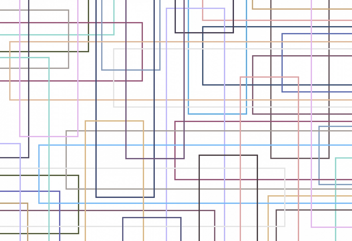 Dane Albert, Color Blocks #83 Day Lines, 2024
Acrylic on canvas (Concept), 48 x 72 in. (121.9 x 182.9 cm)
Series of colored blocks in multiple configurations
DA.cb-2024-083-day-lines